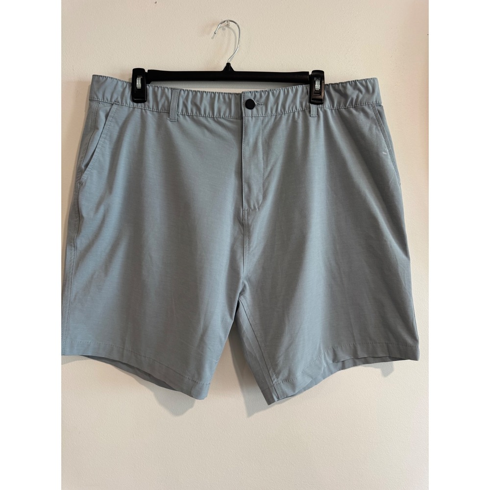 Iron Eagle Hybrid Shorts Men 42 Blue Grey Recycled Stretch Fabric